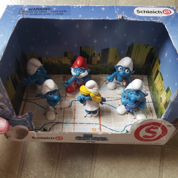 Schleich Smurfs in 3D Figures - Picture 3 of 4